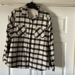 Fleece lined flannel